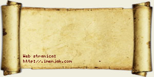 Miljana Obrenović vizit kartica